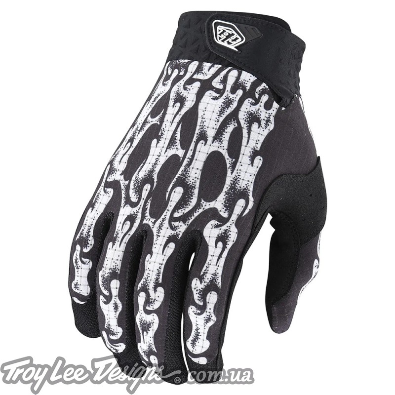 Вело перчатки TLD AIR GLOVE ; SLIME HANDS [BLACK / WHITE] LG